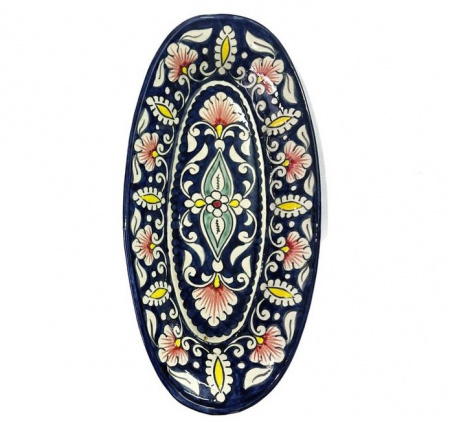 Блюдо овальное "Риштан", малое
